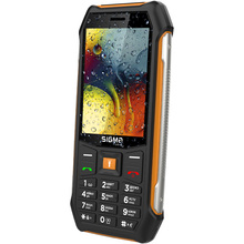 Мобильный телефон SIGMA X-style 323 RAIN IP54 Black-Orange (4827798885727)