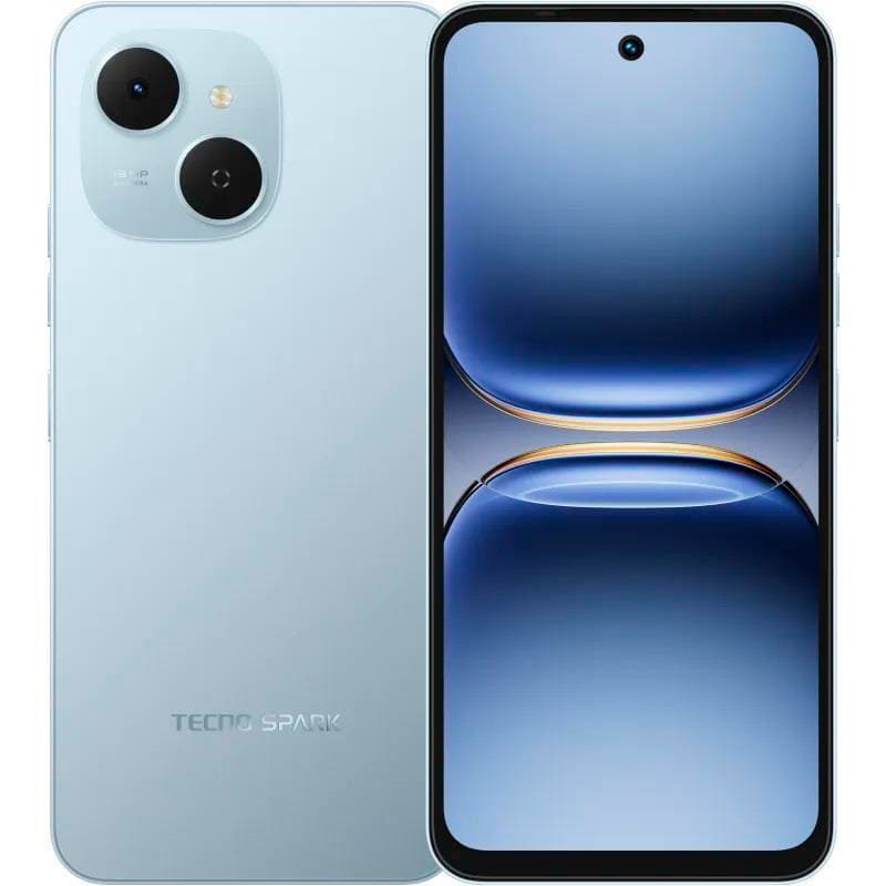 Смартфон TECNO Spark 40C (KM4k) 4/128GB DualSim Ripple Blue (4894947093029)