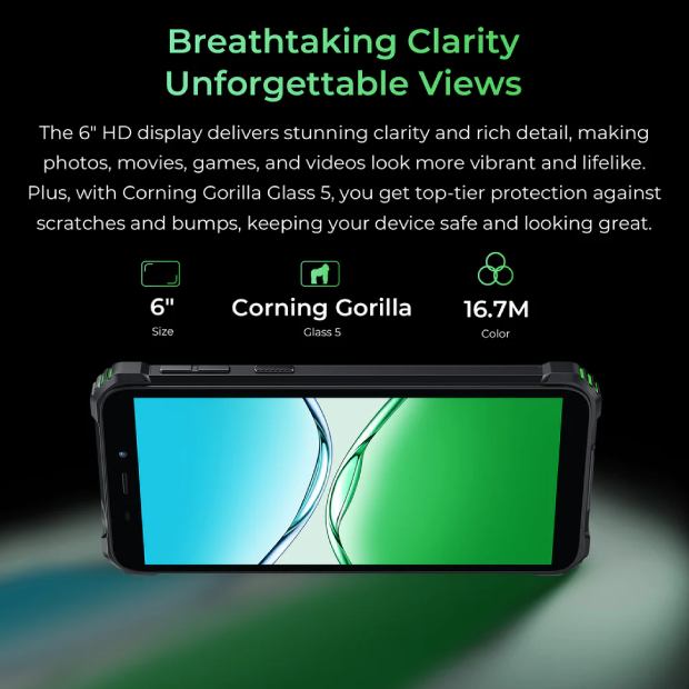 Покупка Смартфон OUKITEL G5 4/256GB Green (G5_256_GN)