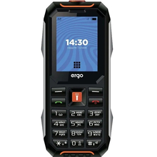 Мобильный телефон ERGO E182 Dual Sim Black Orange