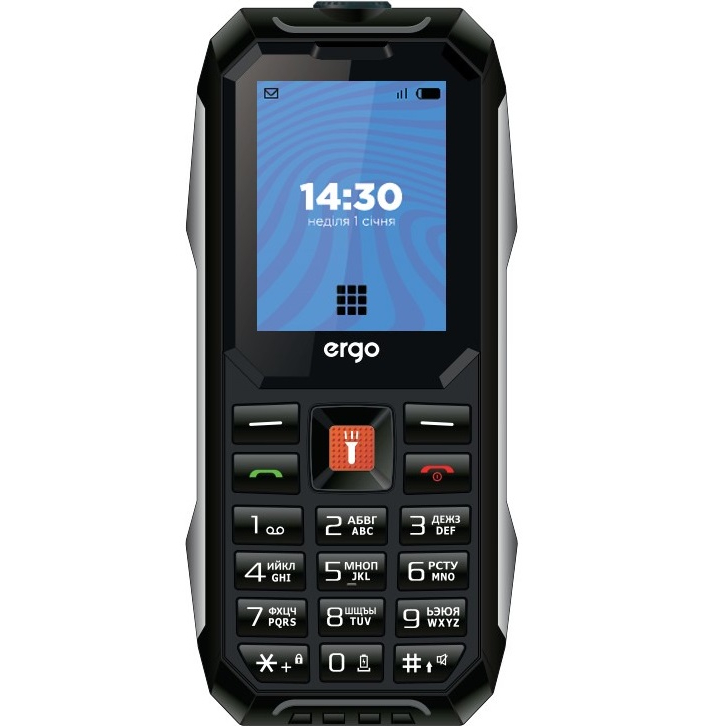Мобильный телефон ERGO E182 Dual Sim Black