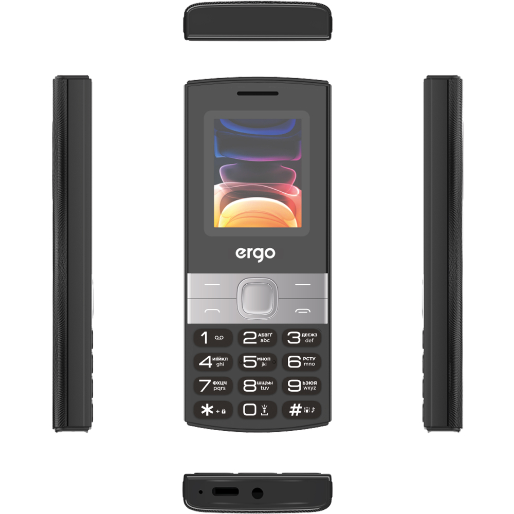 Фото 4 Мобільний телефон ERGO B185 Dual Sim Black