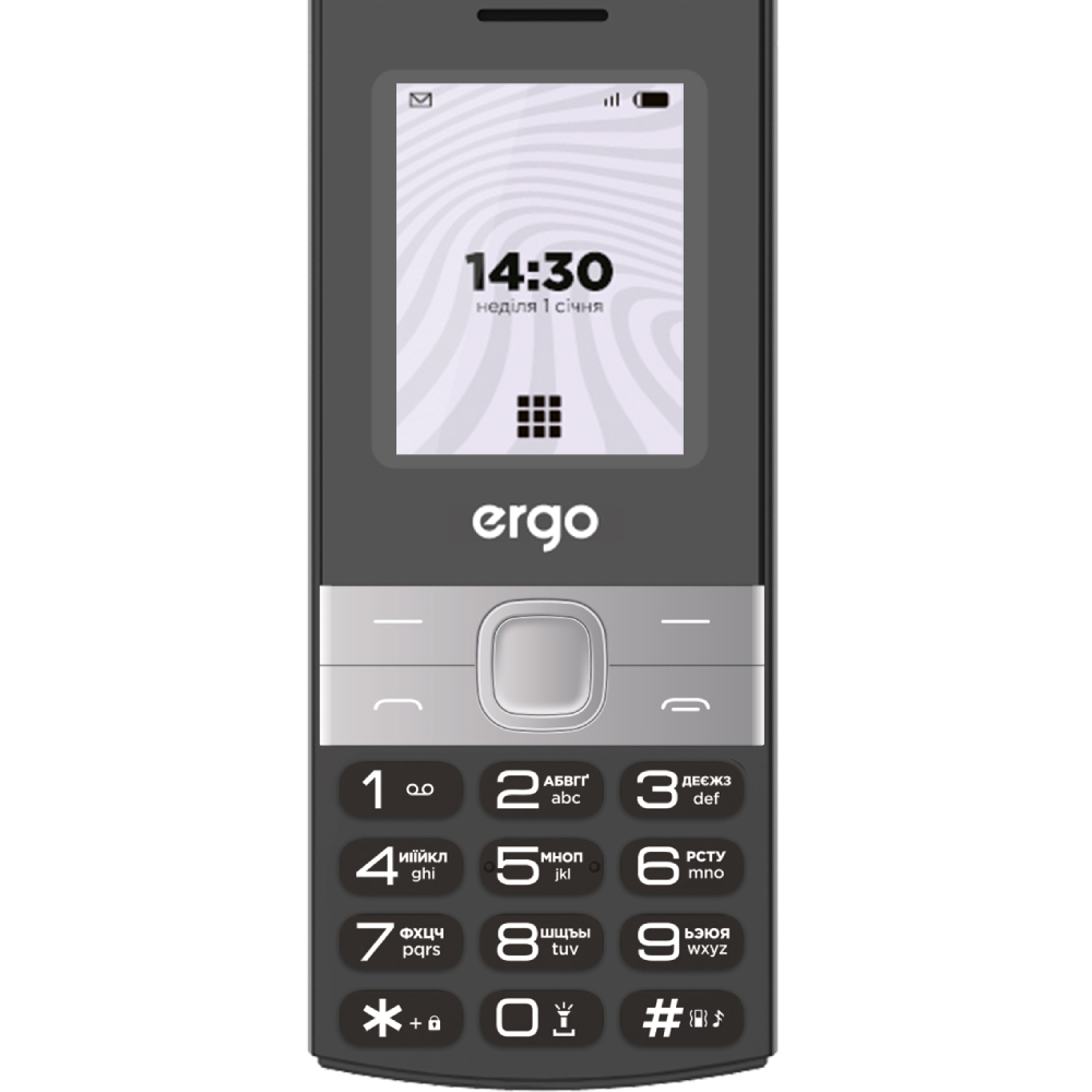Мобільний телефон ERGO B185 Dual Sim Black