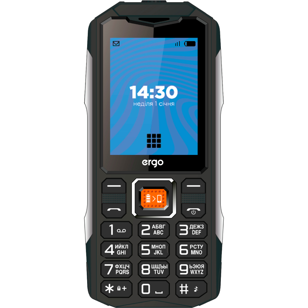 Мобильный телефон ERGO E242 Dual Sim Black