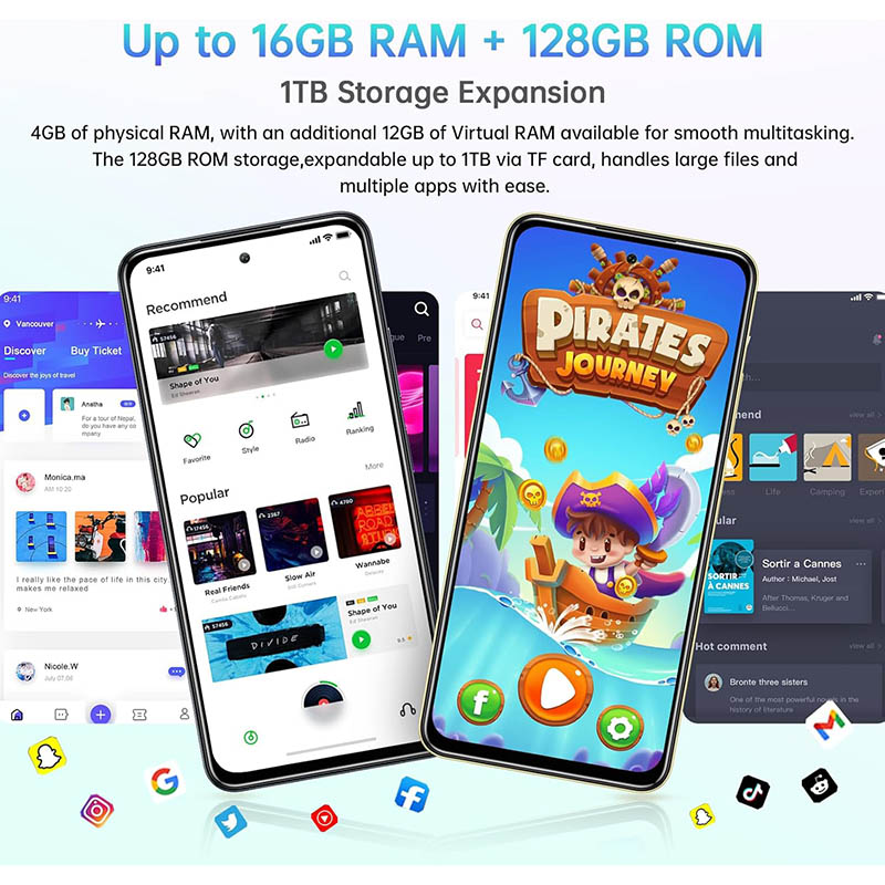 Смартфон OUKITEL C65 4/128GB Gold (C65_GD) Матрица IPS