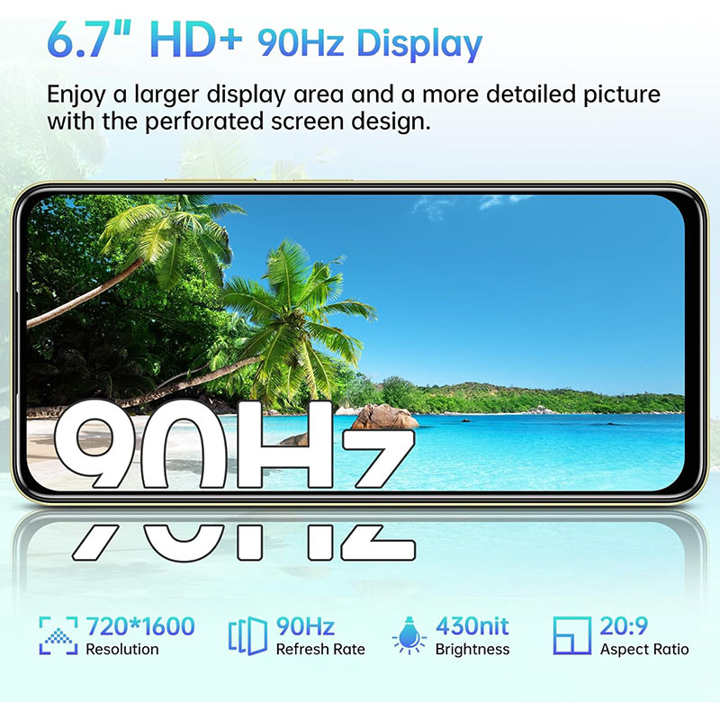 Внешний вид Смартфон OUKITEL C65 4/128GB Gold (C65_GD)