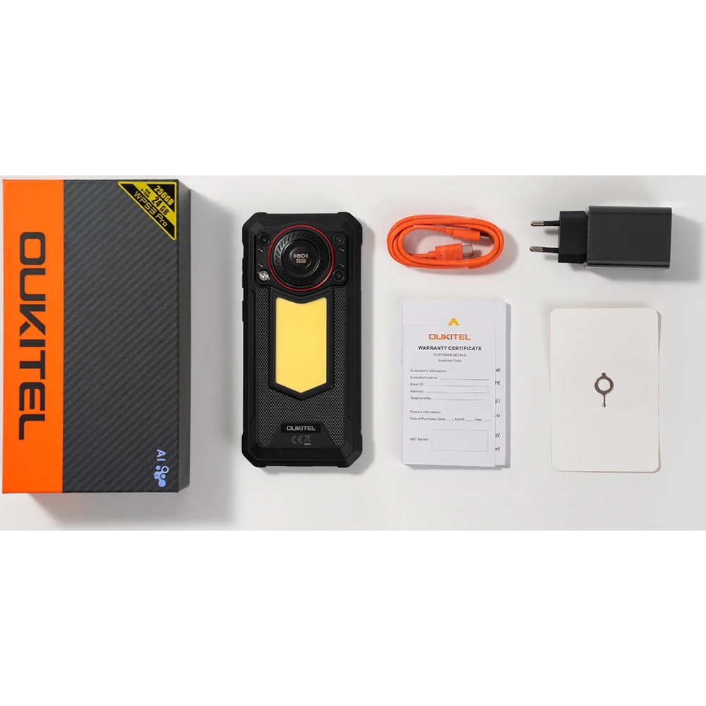 Смартфон OUKITEL wp53 8/128GB NFC Black Оперативная память, Гб 8