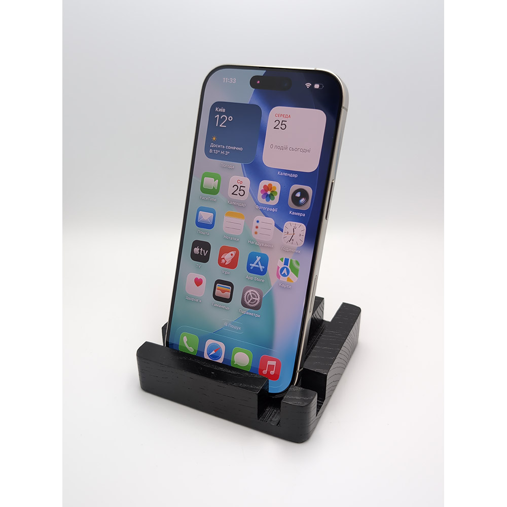 Б/в Apple iPhone 16 Pro 256Gb e-Sim Natural Titanium FYOOCHA (Grade A) Вбудована пам’ять, Гб 256