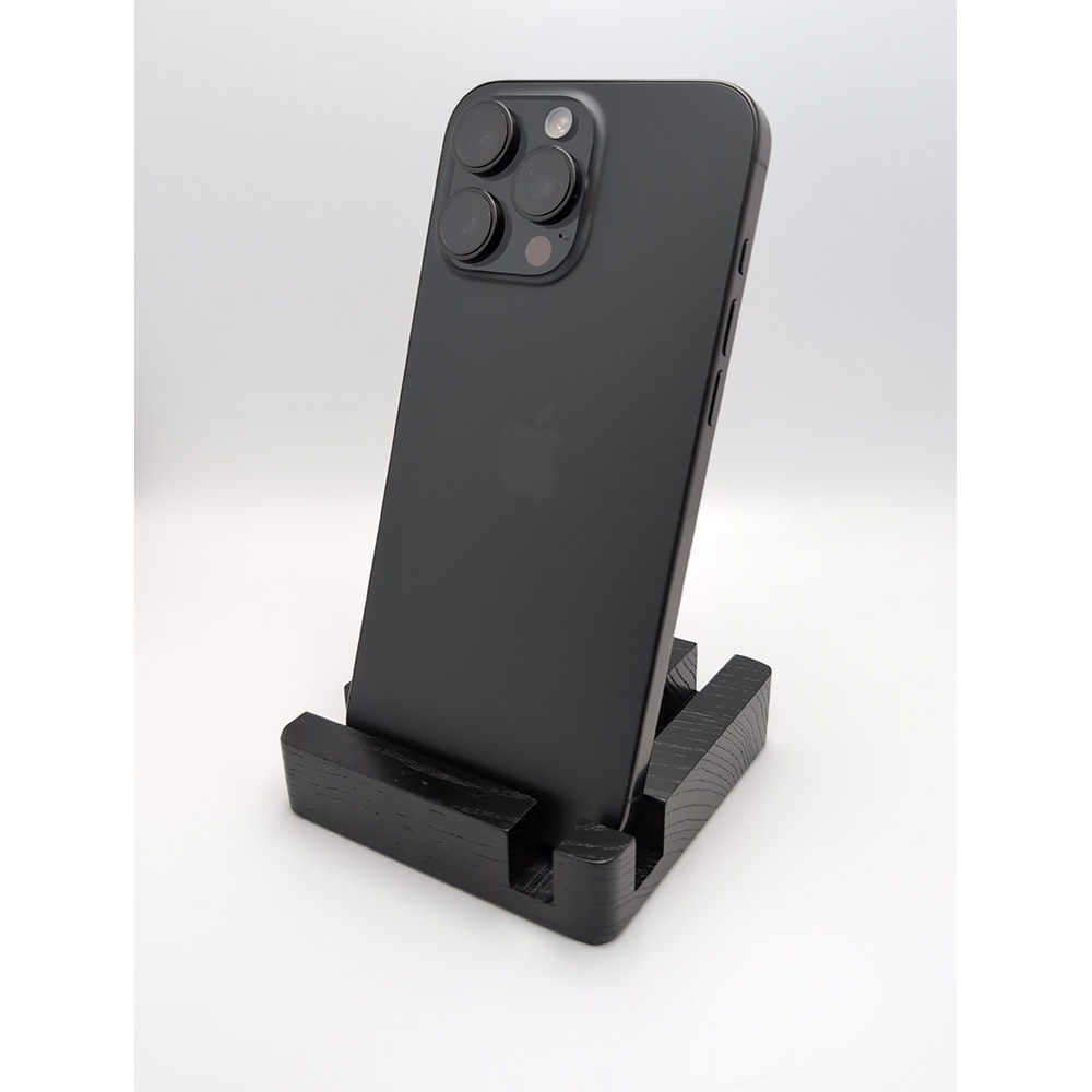 Зовнішній вигляд Б/в Apple iPhone 16 Pro Max 256Gb e-Sim Black Titanium FYOOCHA (Grade A)