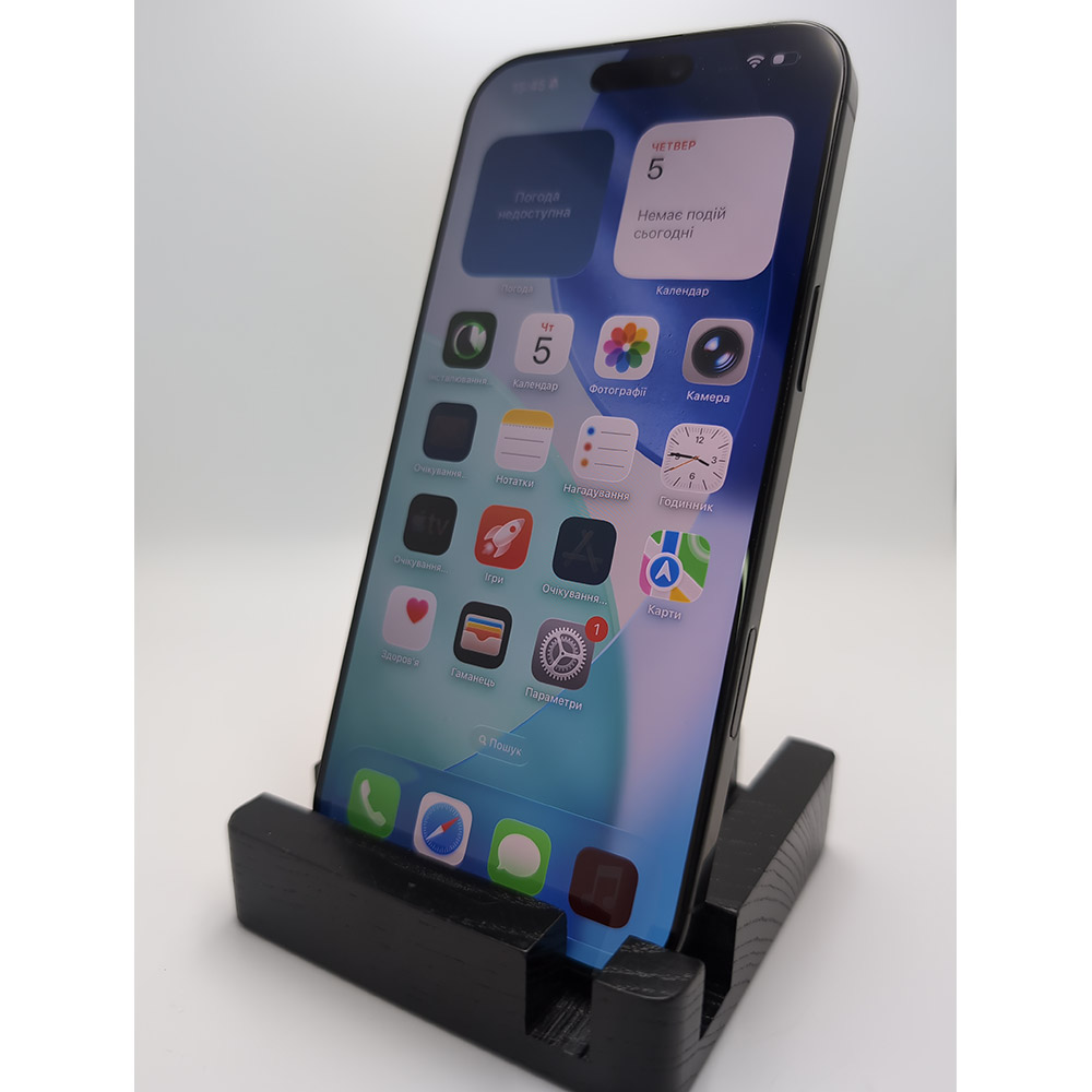 Б/у Apple iPhone 16 Pro Max 256Gb e-Sim Black Titanium FYOOCHA (Grade B) Встроенная память, Гб 256