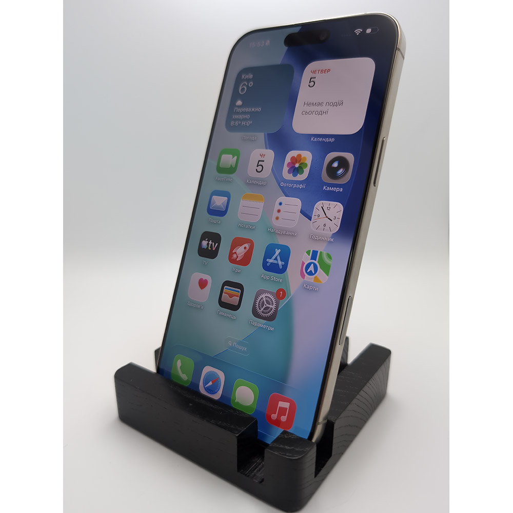 Б/у Apple iPhone 16 Pro Max 256Gb e-Sim Natural Titanium FYOOCHA (Grade B) Встроенная память, Гб 256