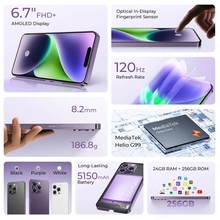 Смартфон OUKITEL P1 8/256GB purple (P1_PL)