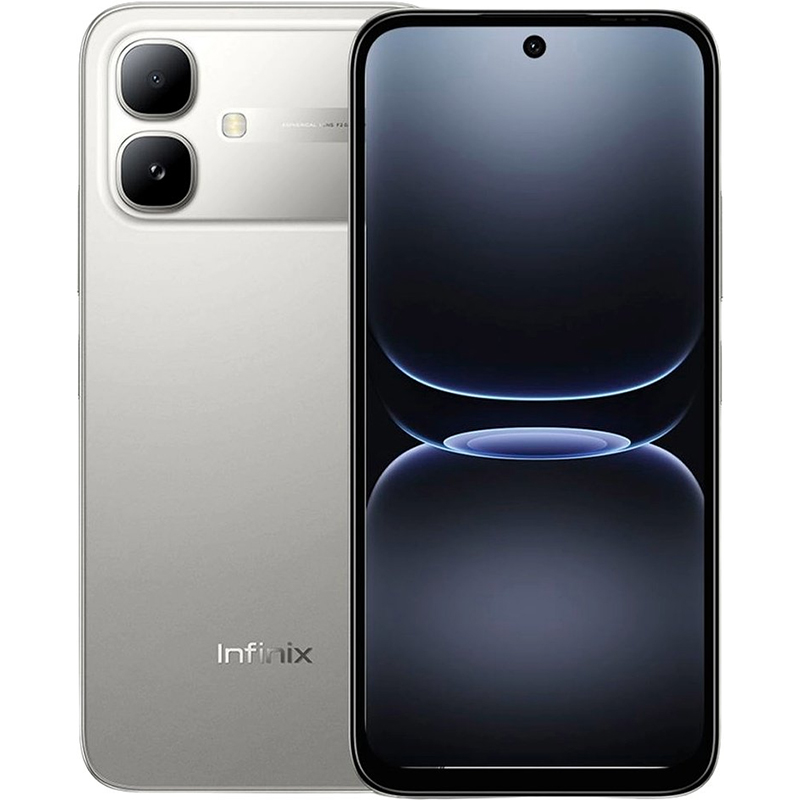 Смартфон INFINIX SMART 20 X6840B 4/128GB Dual Sim Polaris Titanium (4894947122613)