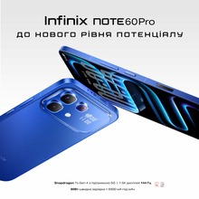 Смартфон INFINIX NOTE 60 PRO X6878 8/256GB Deep Ocean Blue