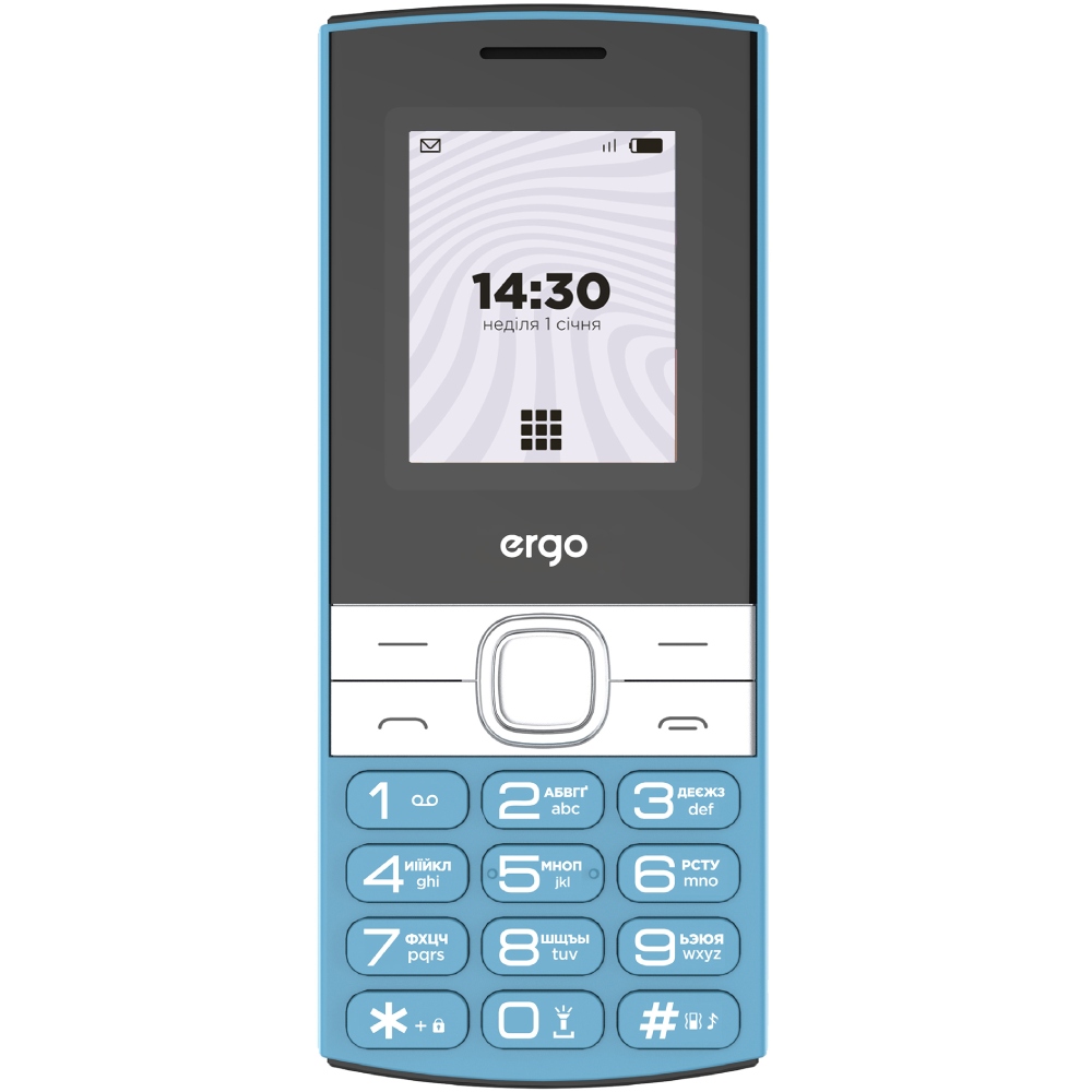 Мобільний телефон ERGO B185 Dual Sim Blue