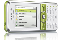 Мобильный телефон SONY ERICSSON K660i (lime on white)