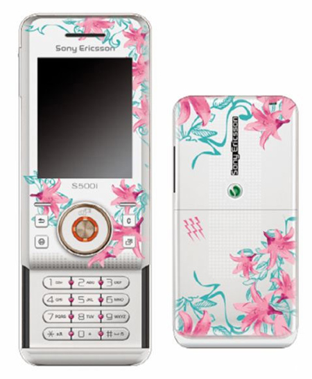 Мобильный телефон SONY ERICSSON S500i (flower design)