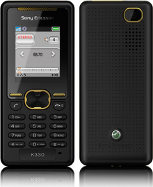 Мобільний телефон SONY ERICSSON K330 (gold on black)