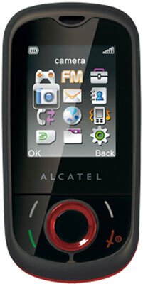 Мобільний телефон ALCATEL OT-383 (cherry red-black)