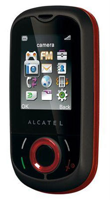 Мобільний телефон ALCATEL OT-383 (cherry red-black) Діагональ дисплея 1.8