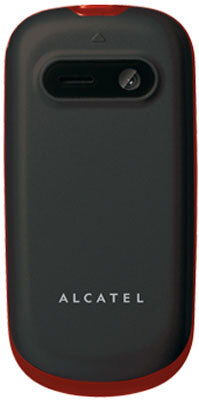 Мобільний телефон ALCATEL OT-383 (cherry red-black)