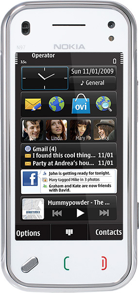 Смартфон NOKIA N97 mini (white)