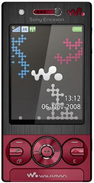 Мобільний телефон SONY ERICSSON W705 (passionate red)