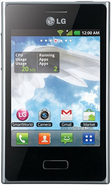 Смартфон LG E400 Optimus L3 (black)