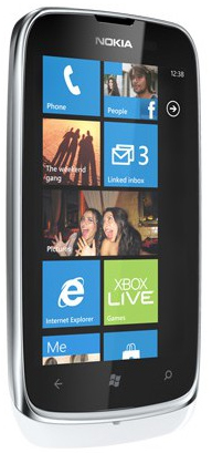 Смартфон NOKIA 610 Lumia (white) Встроенная память, Гб 8