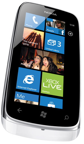 Смартфон NOKIA 610 Lumia (white) Диагональ дисплея 3.7