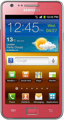 Смартфон SAMSUNG GT-I9100 OIA Galaxy S2 (coral pink)