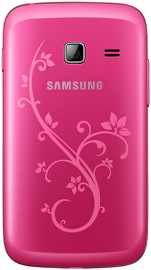 Смартфон SAMSUNG GT-S6102 TIA Duos Galaxy Y (romantic pink) La Fleur