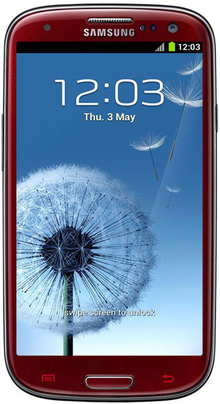 Смартфон SAMSUNG GT-I9300 Galaxy S III GRD (garnet red)