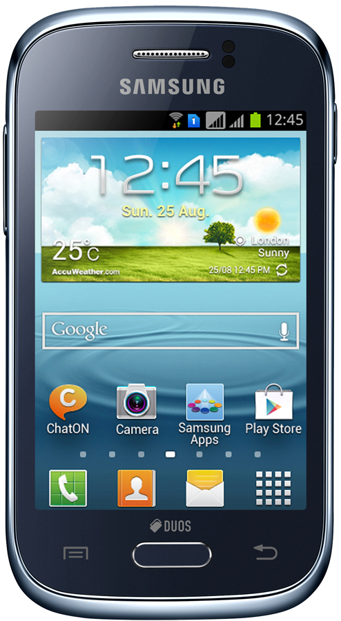 Смартфон SAMSUNG GT-S6312 Galaxy Young Duos DBA (deep blue)