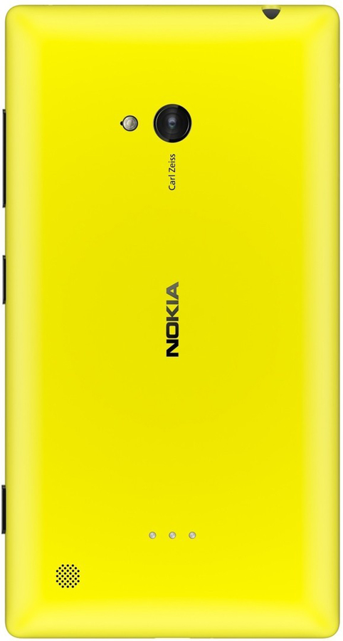 Смартфон NOKIA Lumia 720 (yellow) Оперативная память, Гб 0.5