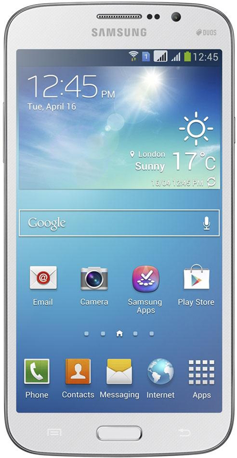 Смартфон SAMSUNG GT-I9152 Galaxy Mega 5.8 Duos ZWA (white frost)