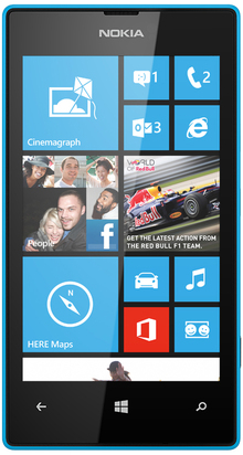 Смартфон NOKIA 520 Lumia (cyan)