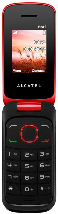 Мобільний телефон ALCATEL One Touch 1030D Dual Sim (flash red)