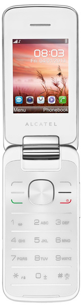 Мобільний телефон ALCATEL One Touch 2010D Dual Sim (pure white)