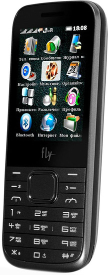 Мобильный телефон FLY TS107 Triple Sim (black)