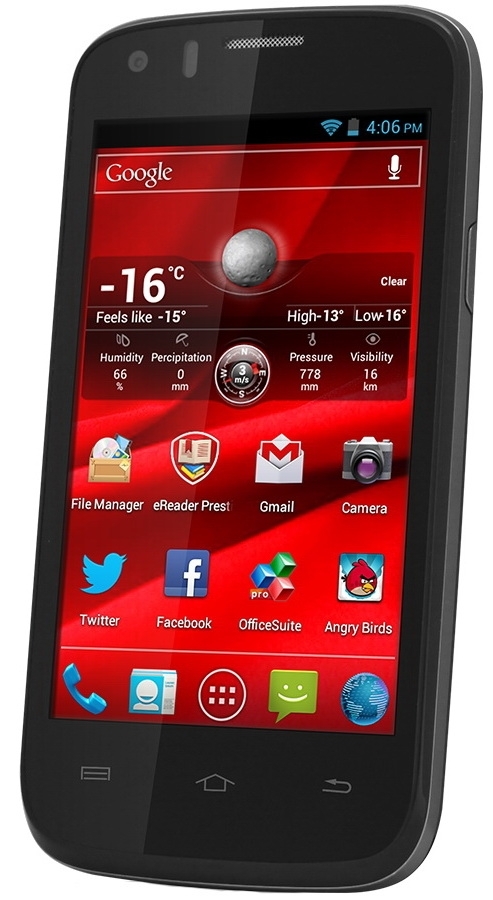 Смартфон PRESTIGIO MultiPhone 4055 DUO Black (PAP4055DUO) Діагональ дисплея 4