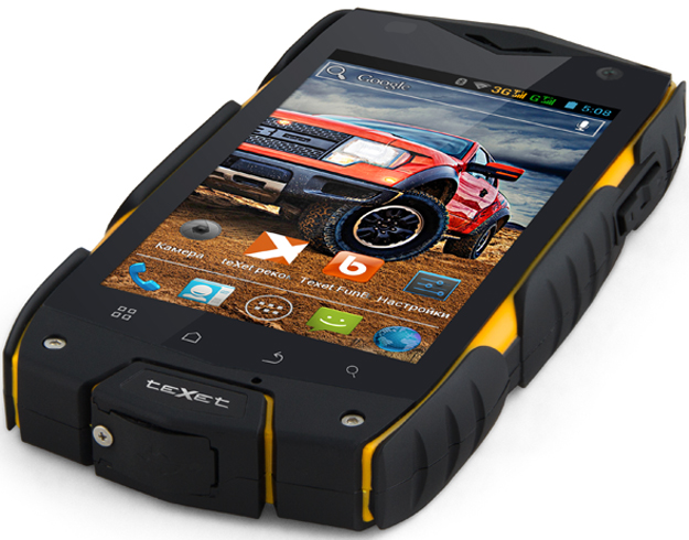 Смартфон TEXET TM-4104R X-driver (black/yellow) Диагональ дисплея 4