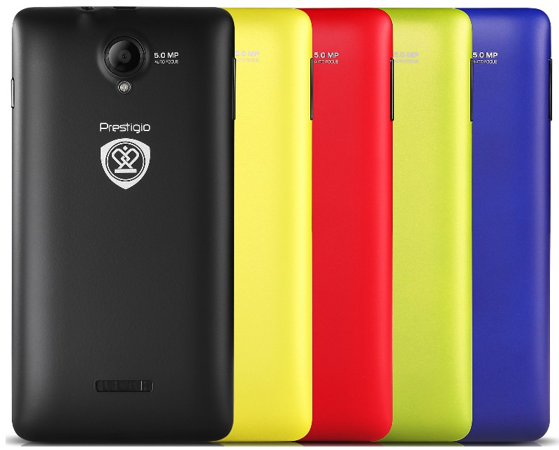 Зовнішній вигляд Смартфон PRESTIGIO MultiPhone 5450 DUO Black (PAP5450DUO)