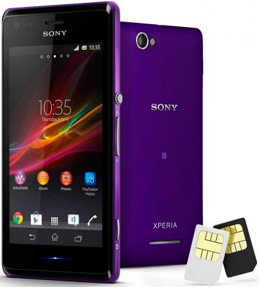 Зображення Смартфон SONY Xperia M DualSim C2005 Purple (1277-3949)