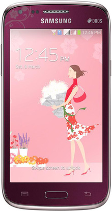 Смартфон SAMSUNG GT-I8262 Galaxy Core Duos WRZ (wine red) La Fleur