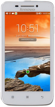 Смартфон LENOVO S650 Dual Sim (white)