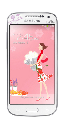 Смартфон SAMSUNG GT-I9192 Galaxy S4 mini Duos ZWU (white) La Fleur