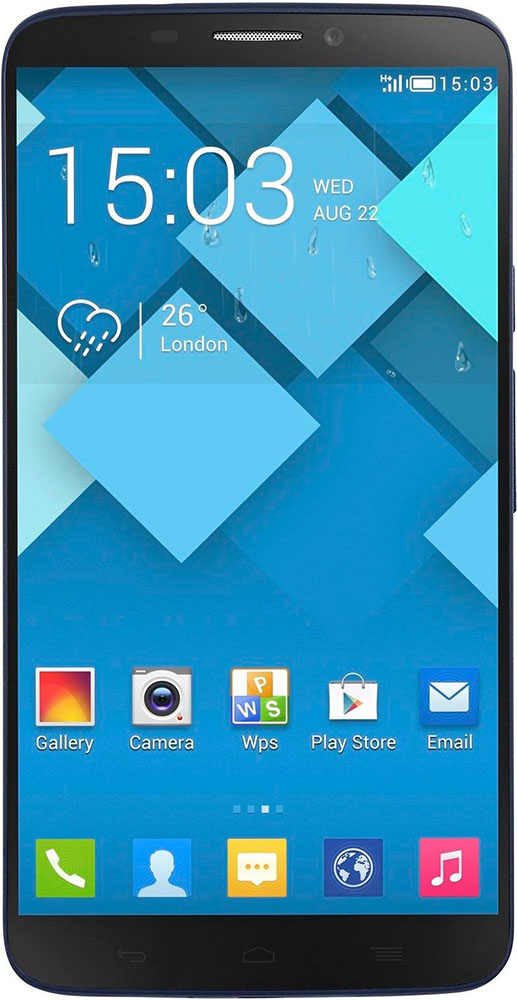 Смартфон ALCATEL One Touch 8020D HERO bluish black