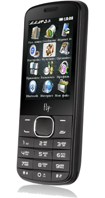 Мобільний телефон FLY TS111 Triple Sim (black)