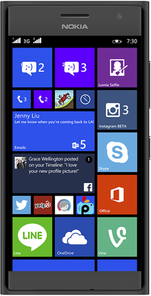 Смартфон NOKIA 730 Lumia Dual SIM (dark grey)